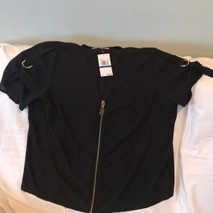 MICHAEL Michael Kors blouse with zipper front